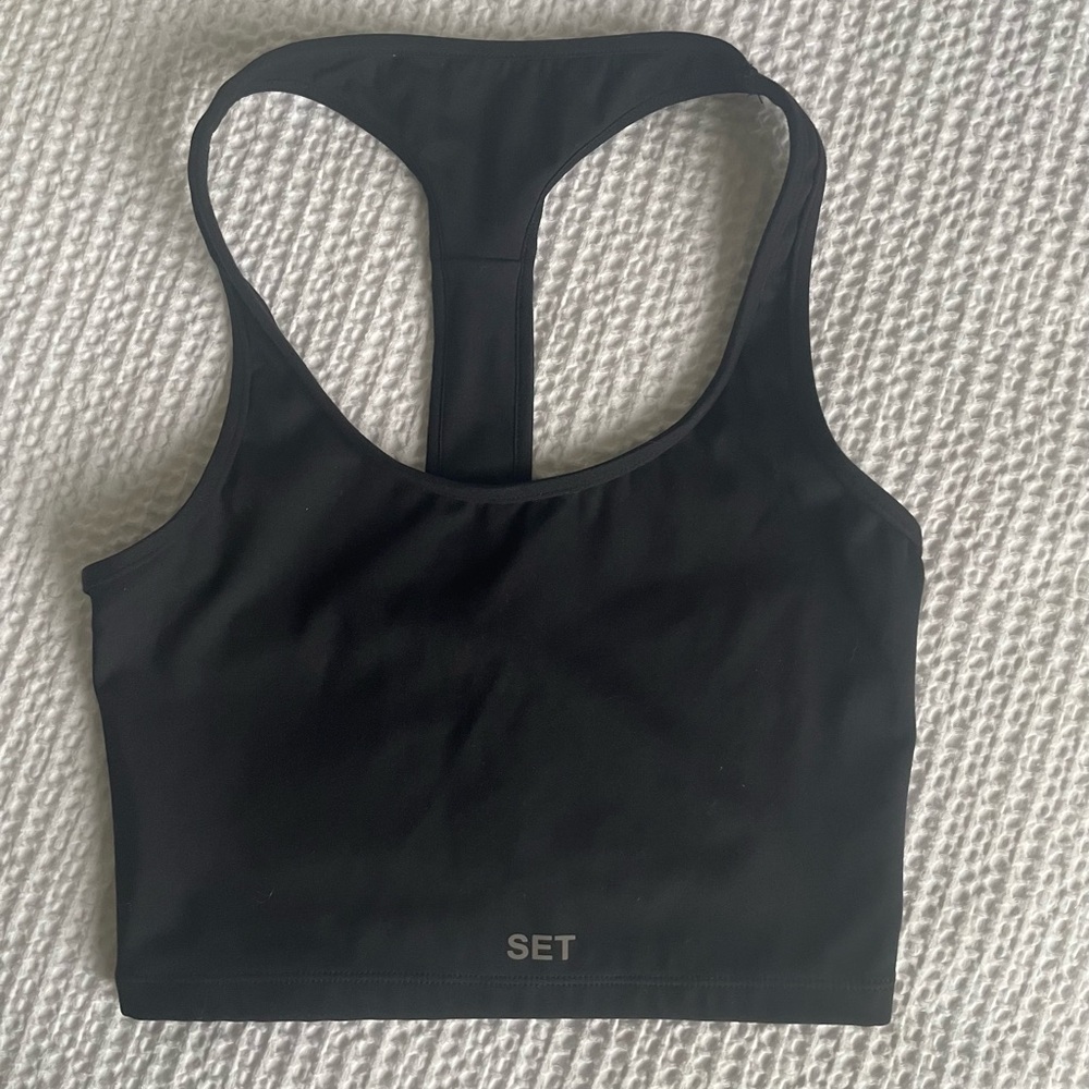 SET Active Black Sports Bra
